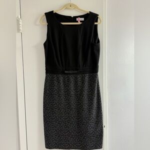 Calvin Klein Black Sleeveless Sheath Dress